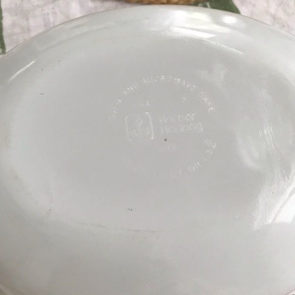 ANCHOR HOCKING OVAL BAKING DISH LID VINTAGE SPICE - Picture 8 of 15